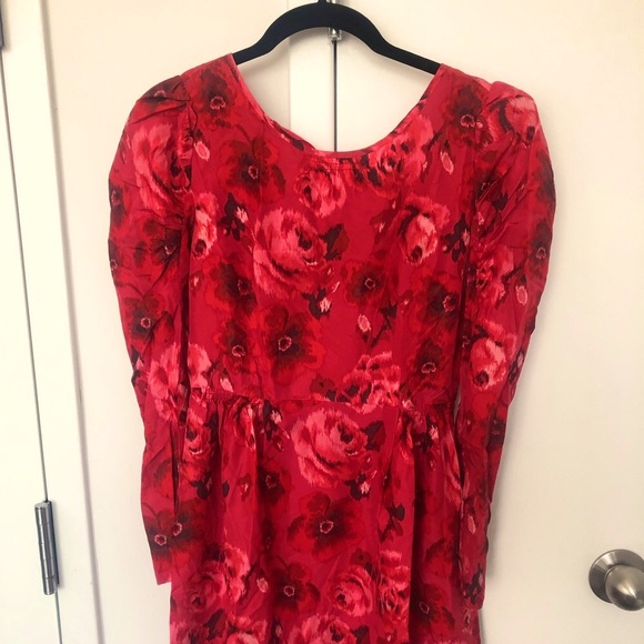 Juicy Couture Red Floral Mini Dress - Picture 2 of 10
